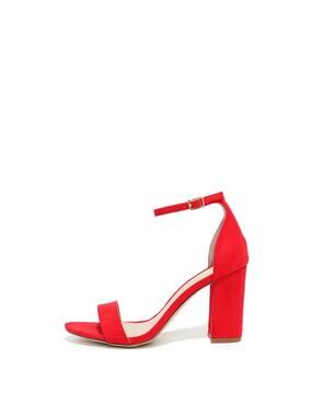 MADDEN GIRL Beella Heeled Sandal Red Size 8.5